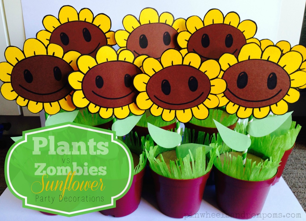Plants vs Zombies potted sunflowers