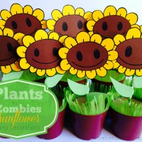 Plants vs Zombies potted sunflowers
